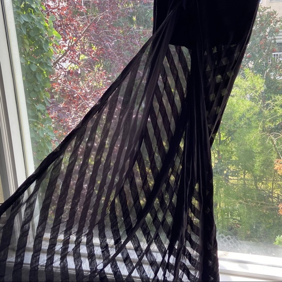 Bebe Sheer Striped Maxi Skirt NWT - Picture 3 of 16